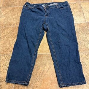 Liz Claiborne Dark Blue Ankle Jeans